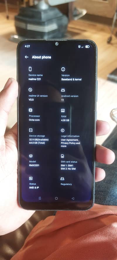 Realme C21 only phone