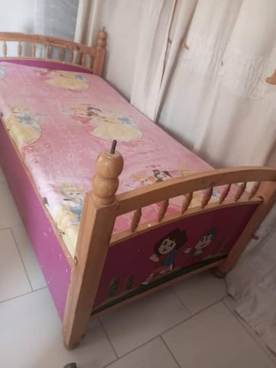 single bed wood