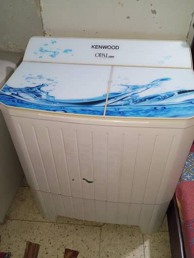 Kenwood Opal Glass Top Twin Tub Washing Machine - For Parts / Scrap