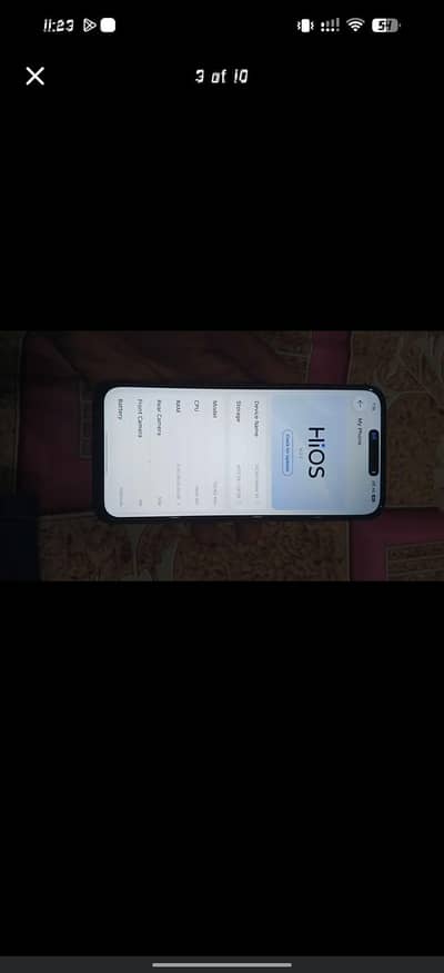Tecno spark 50 with full box. brand new condition 10/10 in warranty
