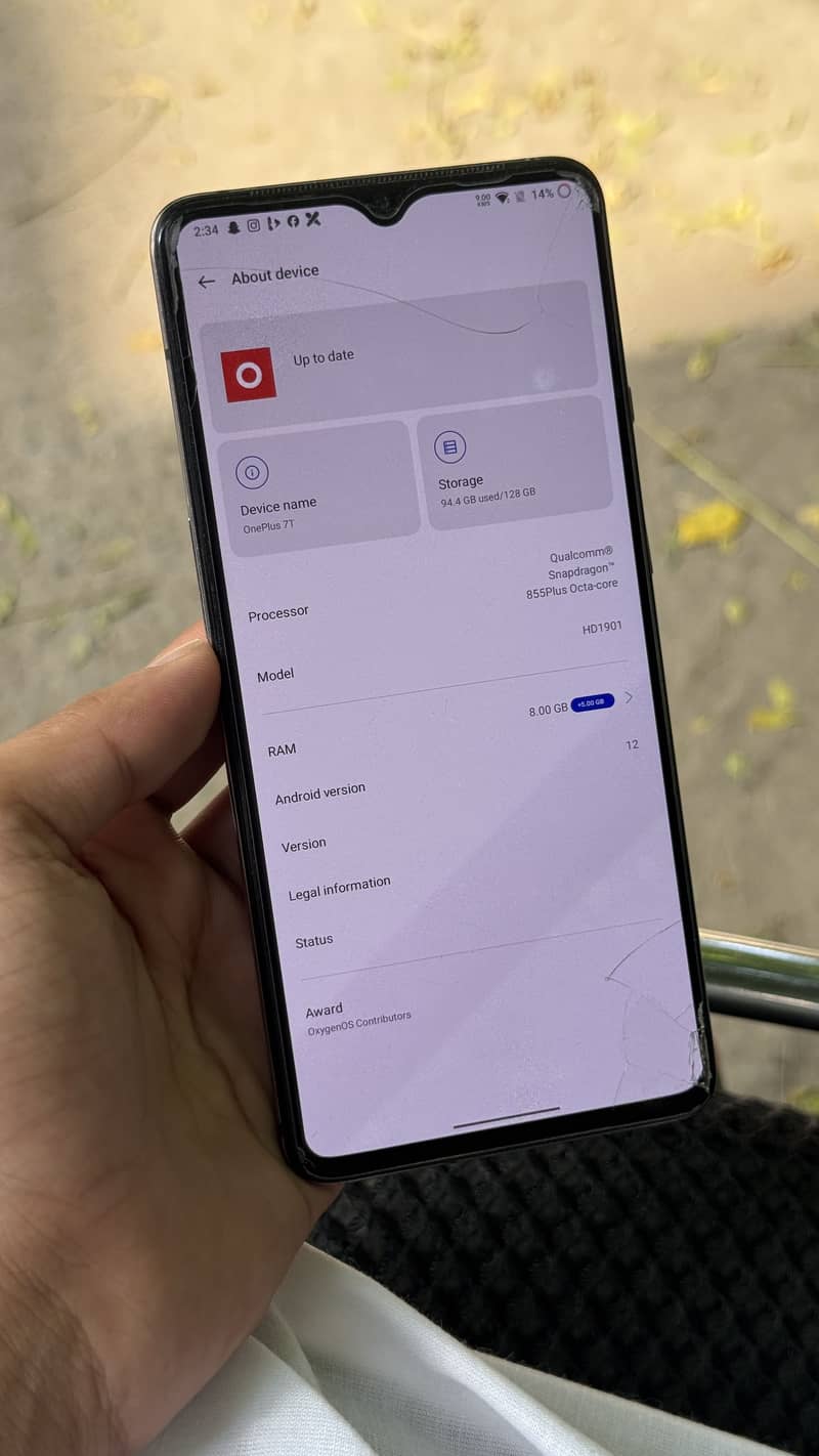 One Plus 7T 2