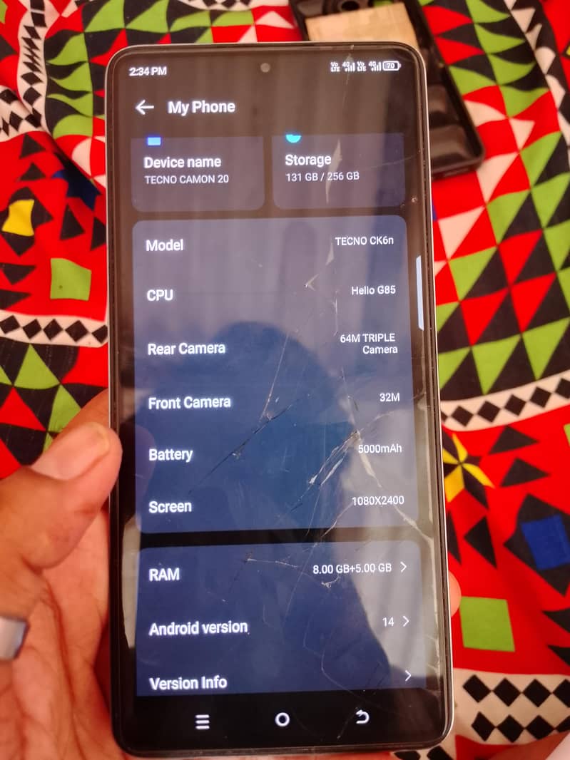 Tecno CAMON 20 1