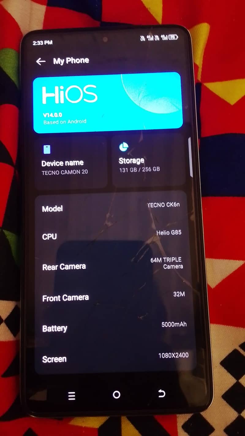 Tecno CAMON 20 6