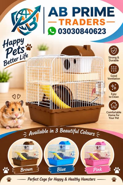 hamster cages and other pet accessories