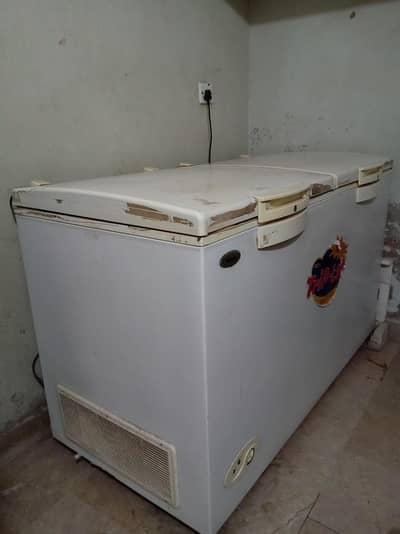 double door freezer