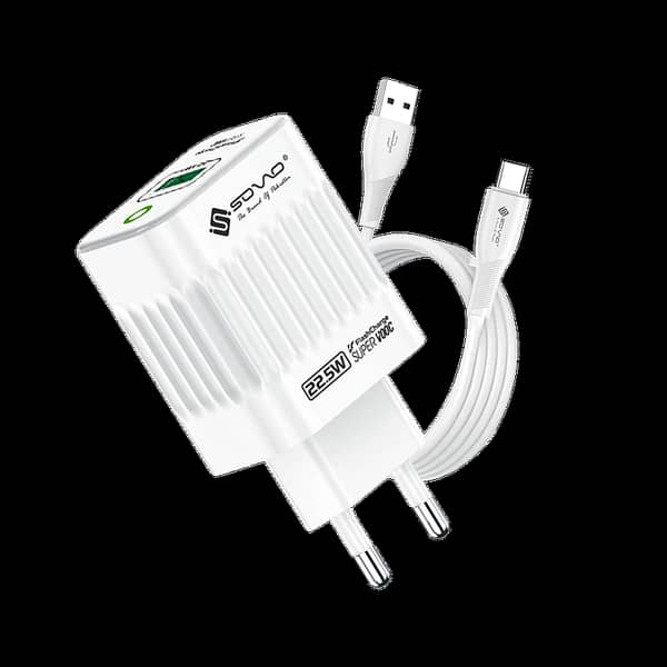 SOVO SG-240 Bold 22.5W Type-C Charger with Cable