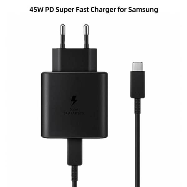 45W USB-C Charger with C-to-C Cable for Samsung Galaxy S24 Ultra and More
