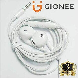 GIONEE Original Handsfree with High-Quality Microphone and Deep Bass for Gaming, Ideal for PUBG