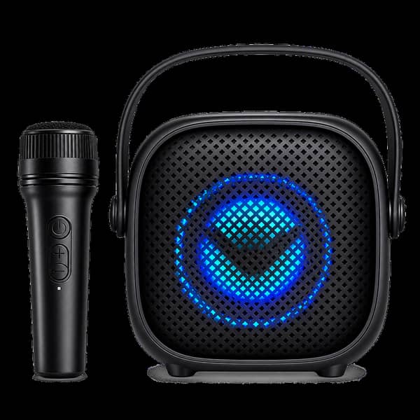 Gretnice GTS-2008 Karaoke Speaker with Microphone – 4-Inch Portable Wireless Speaker