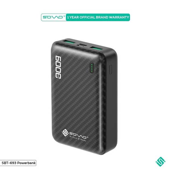 EPIC SPB-693 6000mAh PD Fast Power Bank 5V/2.4A Output Mini Power Bank Original 100%