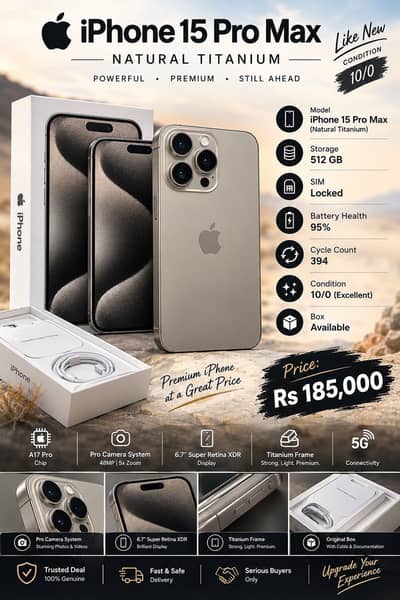 Apple iPhone 15 Pro Max jv 512gb