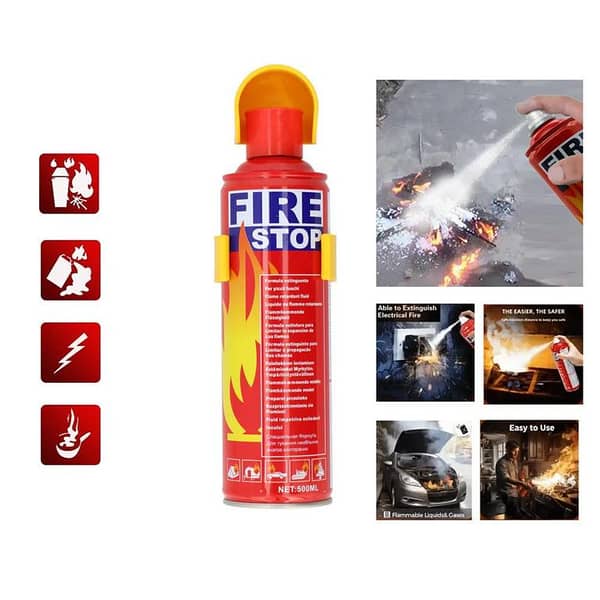 Fire Stop Portable Multi-Purpose Fire Extinguisher Spray 500ml