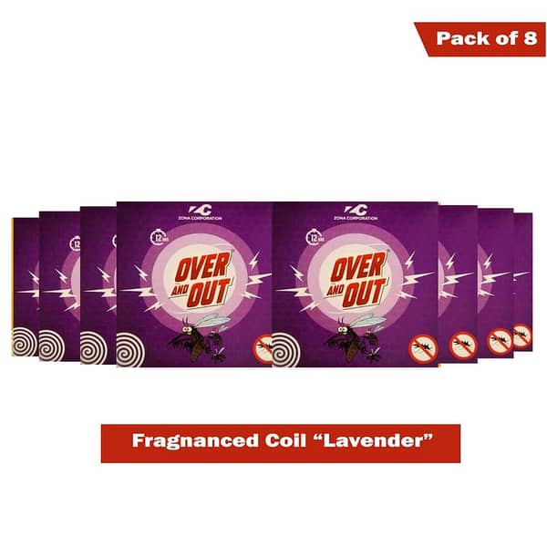 Over & Out Mosquito Coils - Effective Insect Protection