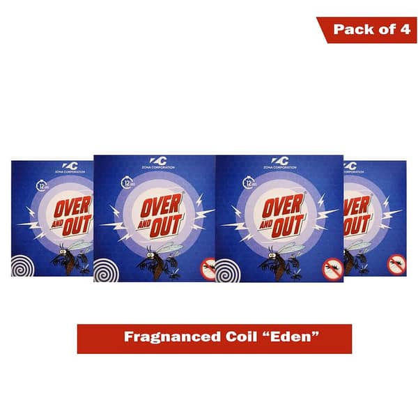 Over & Out Mosquito Coils for Effective Insect Repellent