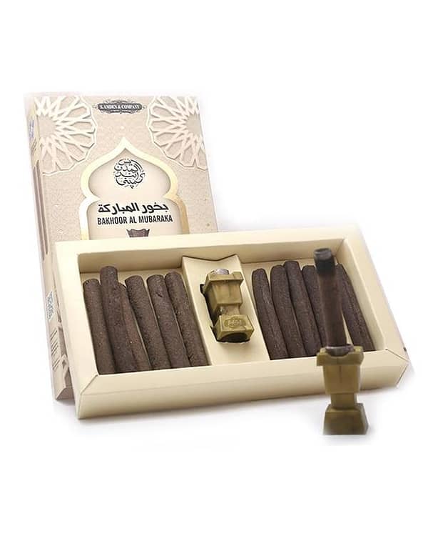 SAC Mubarka Bakhoor 12 Sticks with Complimentary Burner