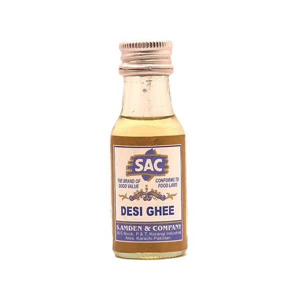 SAC Desi Ghee Essence 25ml - Liquid Flavoring with Strong Pure Ghee Aroma