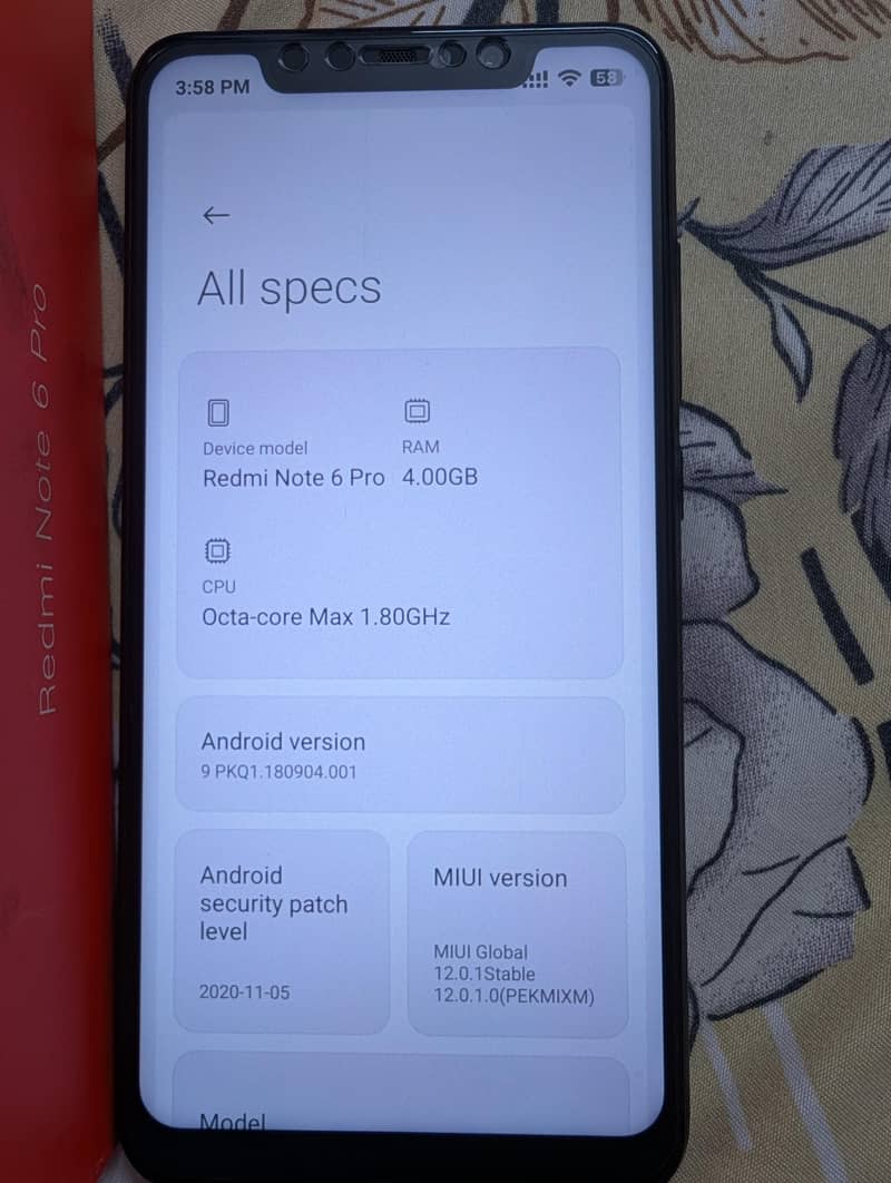 Xiaomi Redmi Note 6 Pro 4