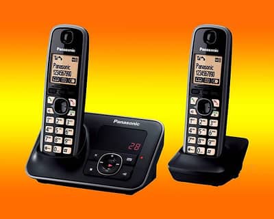 Panasonic Cordless 2 Handset With Intercom function