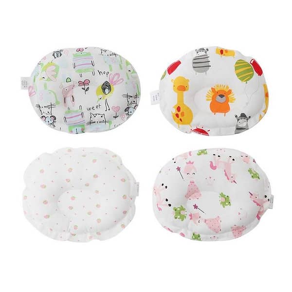 Infant Shaping Pillow - Round Baby Sleep Positioner and Anti-Roll Cushion for Flat Head Protection, 1PC, Multicolor