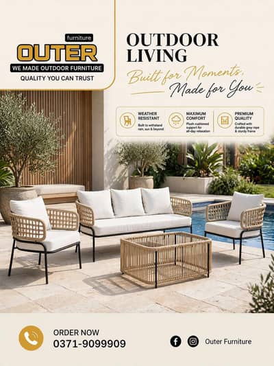 outdoor Roop conversation set