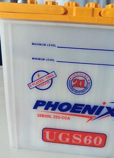 phoenix ugs60 battery in excellent