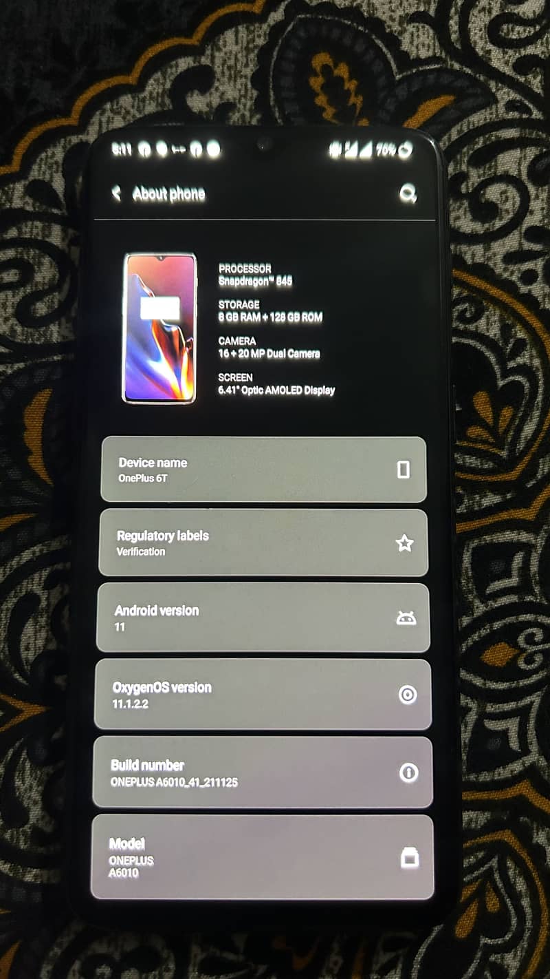 One Plus 6T 2