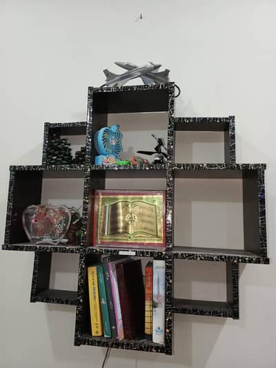 Home Decor Wooden Book & Decoration Piece Holder