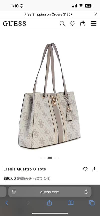 guess branded original bag