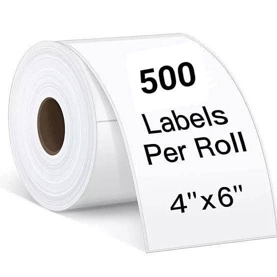 Barcode label Roll ,Ribbon ,Printer 8