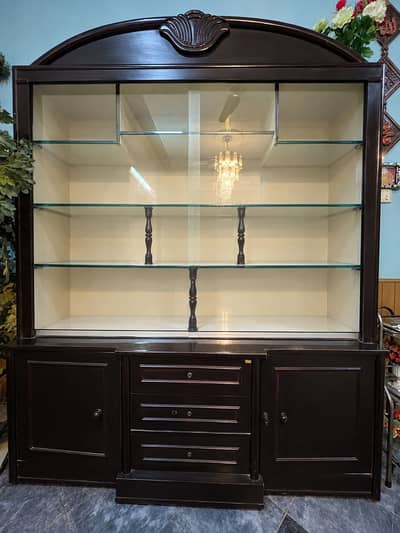 Beautiful Wooden Showcase - Excellent Condition