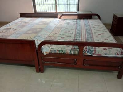 Pure Wooden Bed Sets Available | Single Beds & King Size Double Beds w