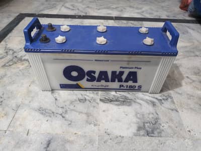 Osaka Platinum Plus P-180 S 12V 130Ah Heavy-Duty Battery    Qty : 2