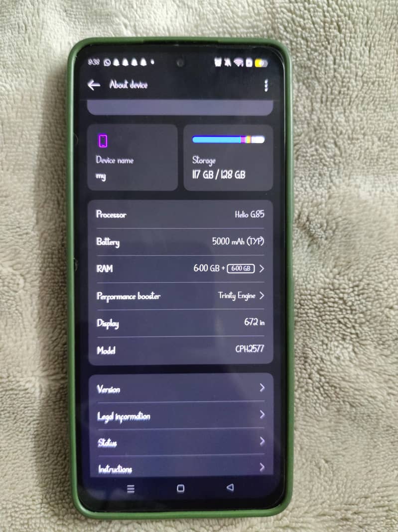 OPPO A58 6+6 / 128 7