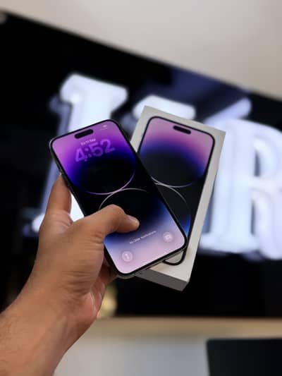 iPhone 14 pro max deep purple HK dual physical pta approved mint cond