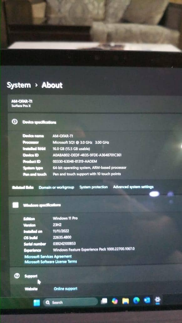 Microsoft surface 2
