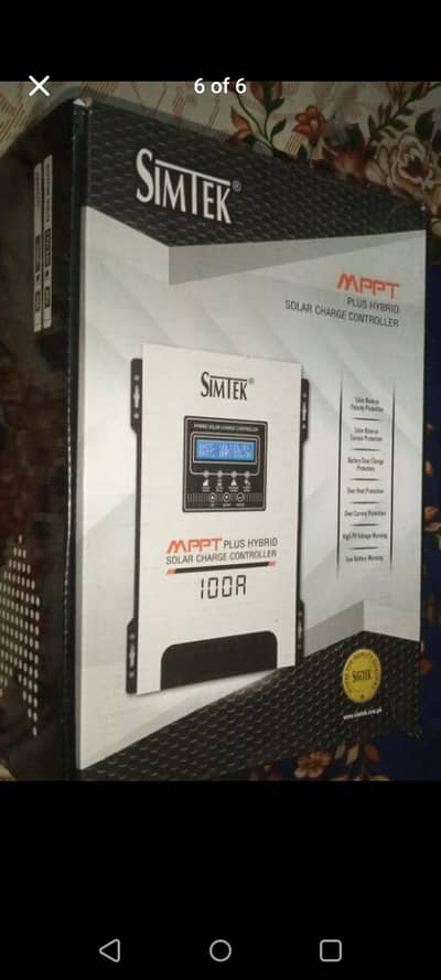 simteck 100A mppt just like new condition