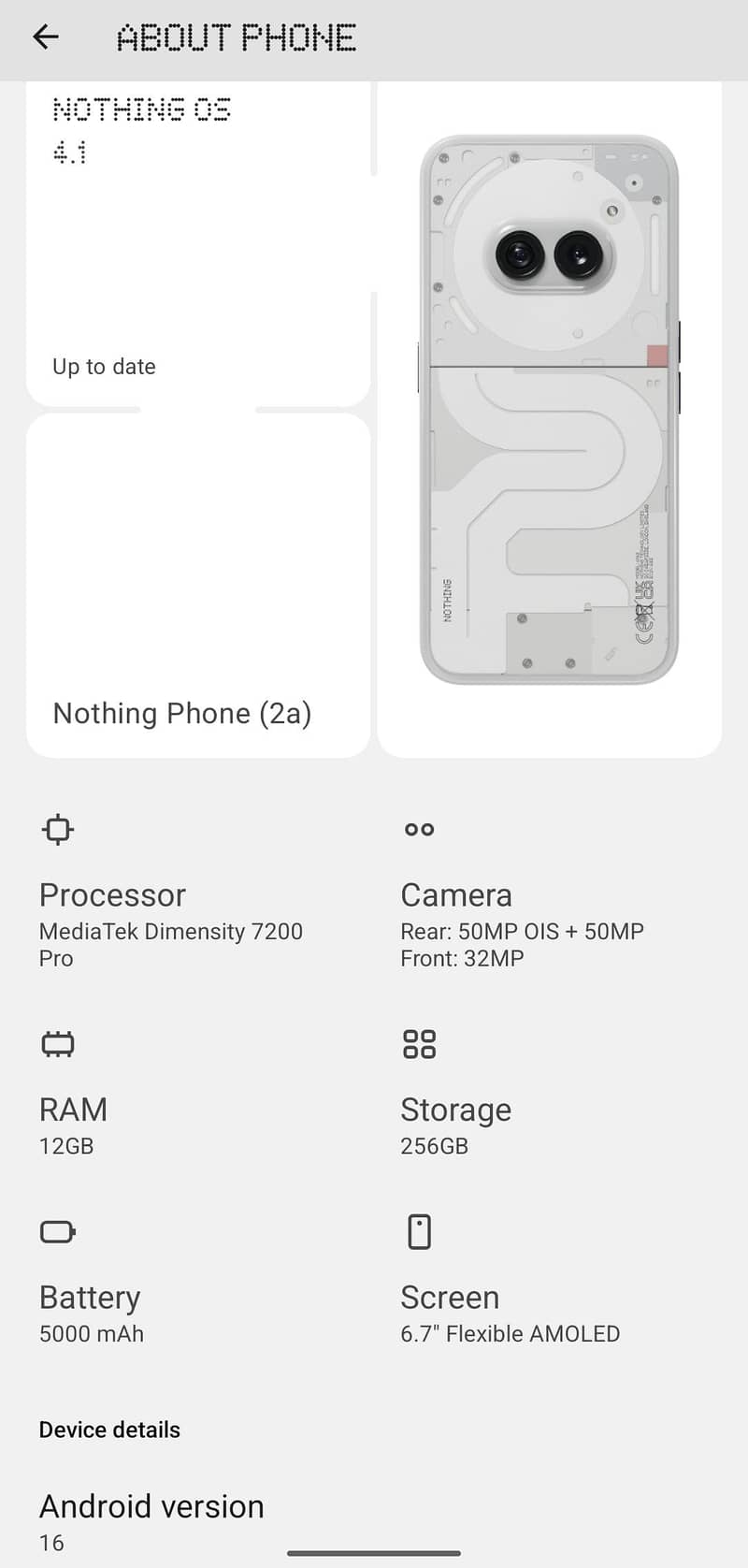 Offical PTA apptoved, Nothing 2a, 10/10 0