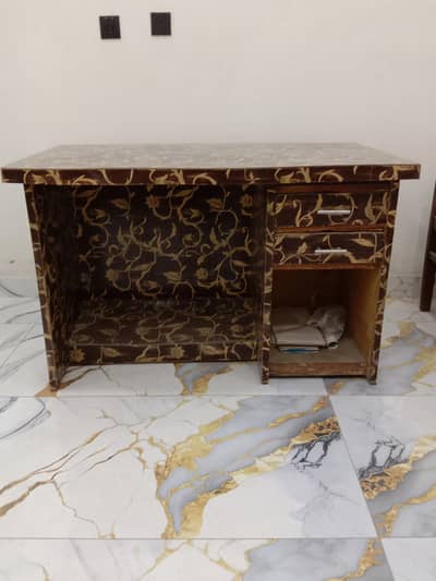 Heavy Duty Study Table / Office Desk with Designer Top Sheet