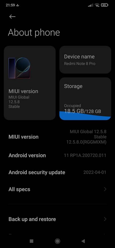Xiaomi Redmi Note 8 Pro