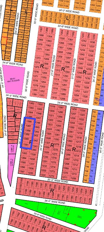 R-1386, 120 Sq Yard, Gold Block