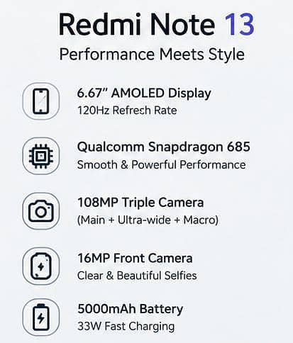 Xiaomi Redmi Note 13 5