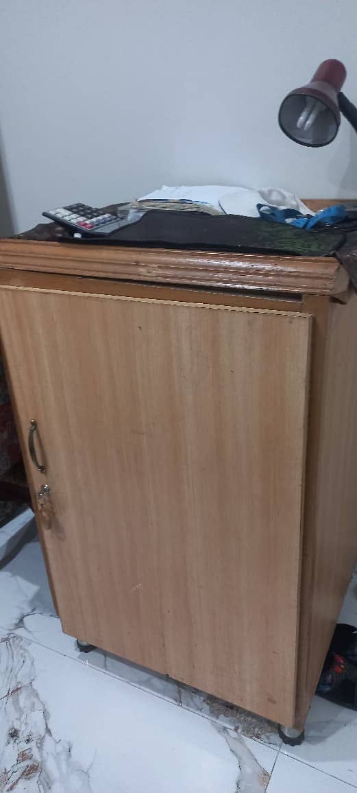 Table for storage almari table side table Two Table Cabinets 6