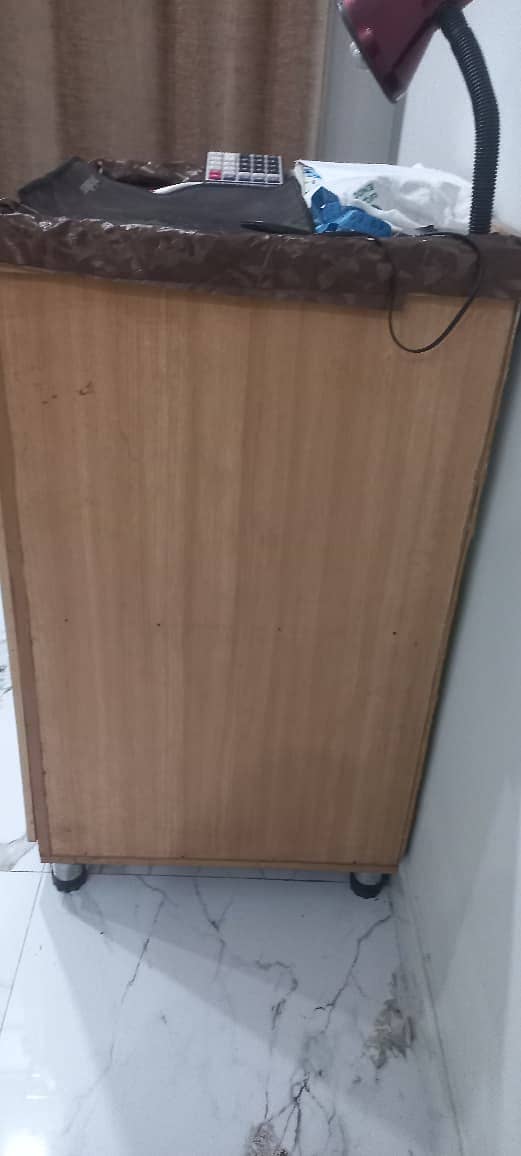 Table for storage almari table side table Two Table Cabinets 7