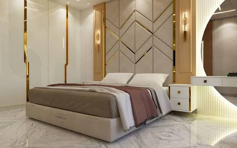 poshish wali deewar  of mukammal bed do Sai table