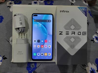 Infinix Zero 8i 8-128 official PTA Complete box Brilliant Cameray