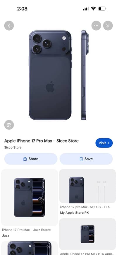 Apple iPhone 17 Pro Max pta approved