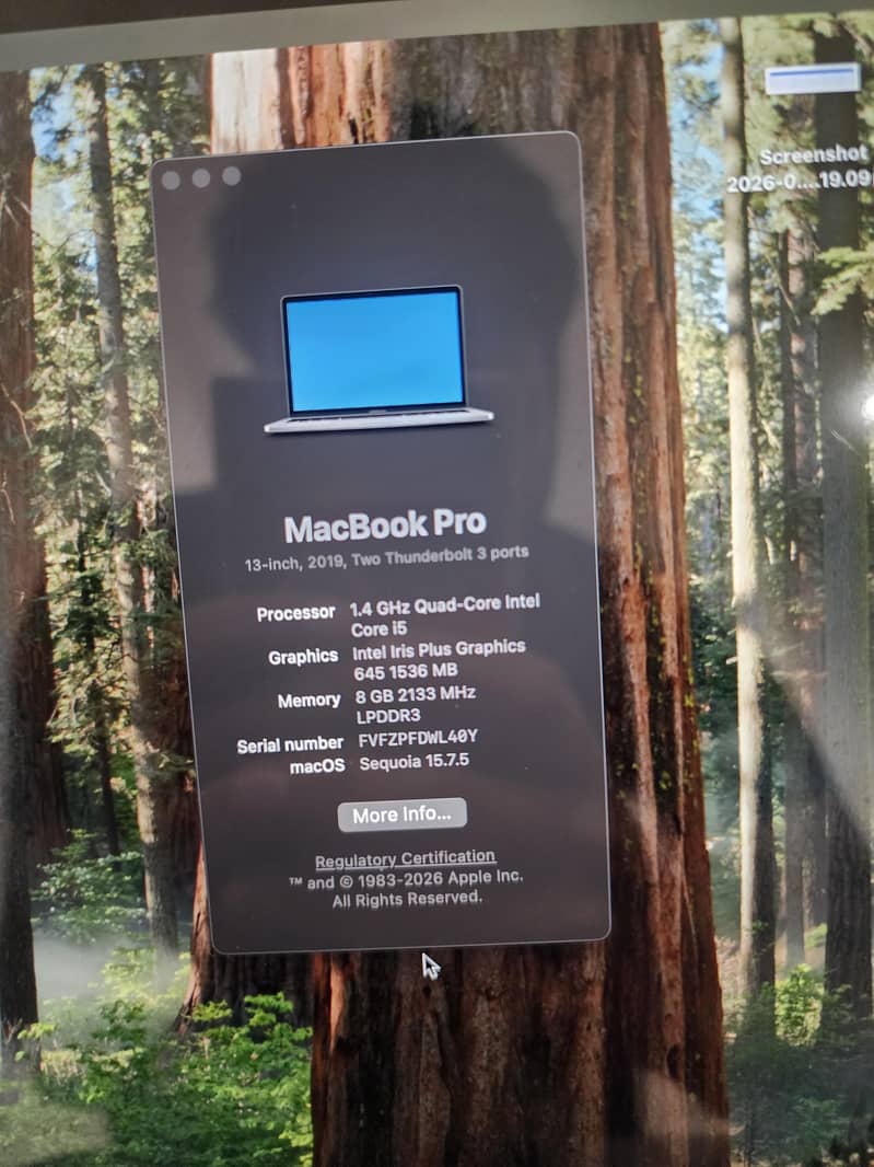 Macbook Pro 2019 7
