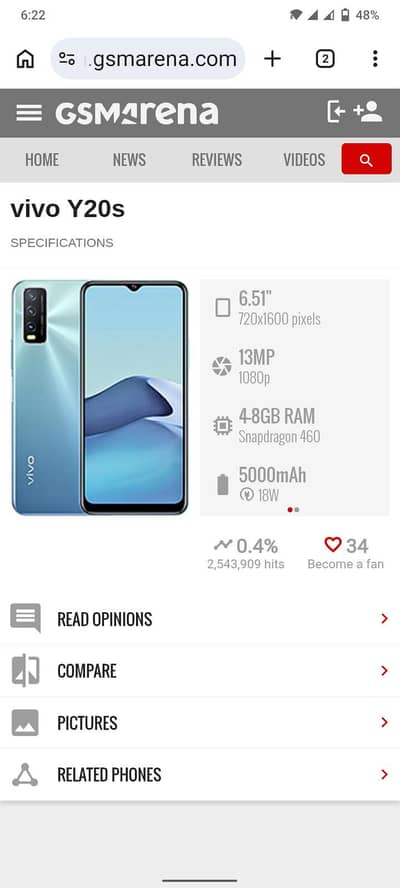 Vivo Y20s