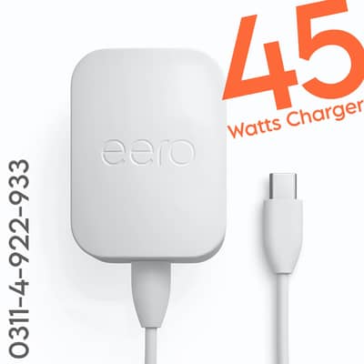 Eero 45 Watts Type C Charger with long wire