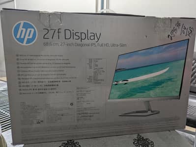 HP 27f 27 in 70HZ Full HD Ultra Slim Monitor